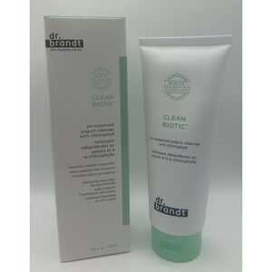 Dr Brandt Clean Biotic pH balanced Yogurt cleanser 3.5oz 105ml New in Box